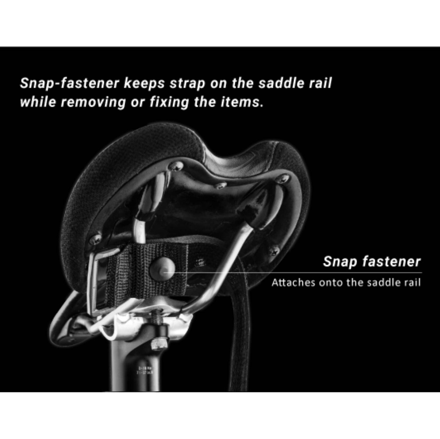 Birzman Anti-Slip Bundle Strap with Snap-Fastener