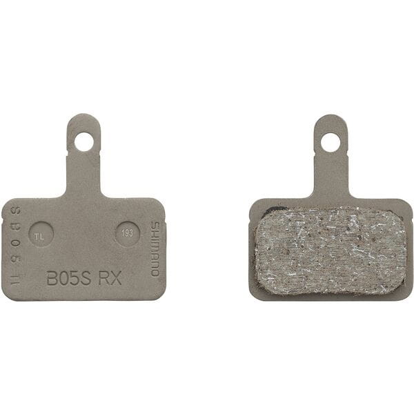 Shimano B05S-RX disc pads and spring, resin pad, steel back