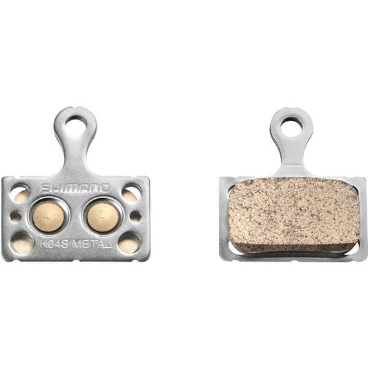 Shimano K04S-MX disc pads and spring, metal sintered pad, steel back