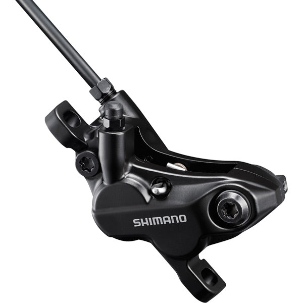 Shimano Deore BR-MT520 4 pot calliper, post mount, front or rear, black