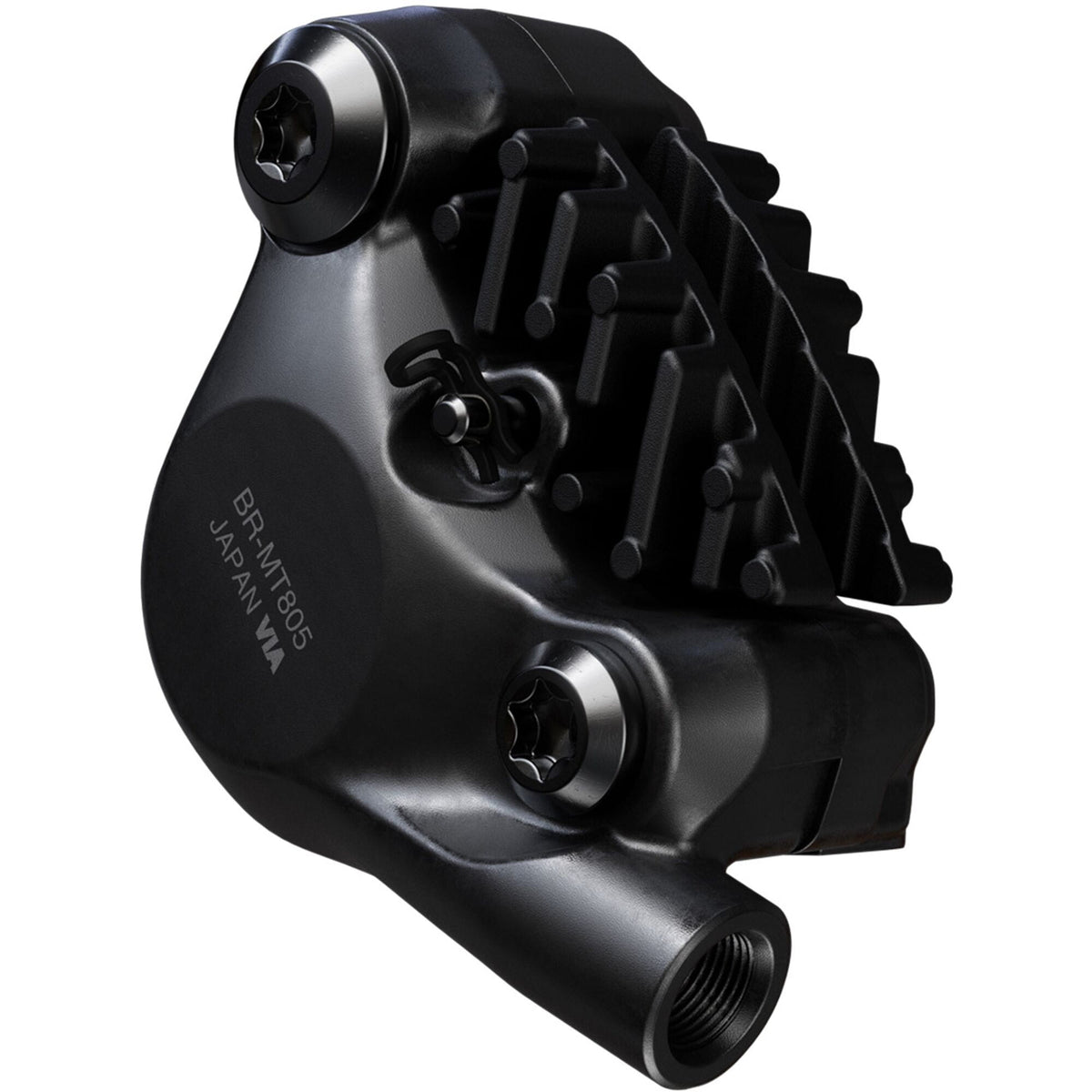 Shimano Deore XT BR-MT805 2 pot disc brake calliper, flat mount, rear