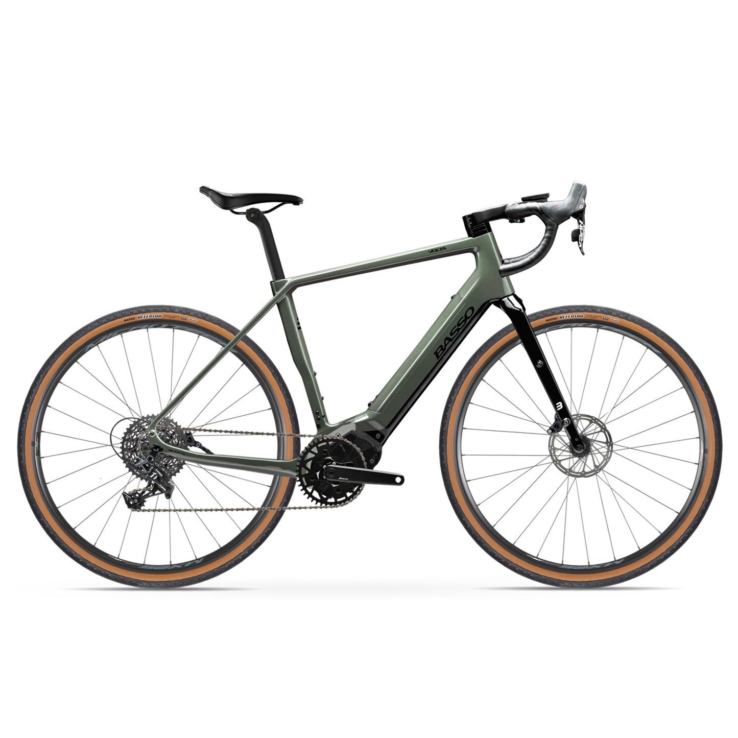 Basso Bikes Volta Gravel GRX Military Green E-Bike