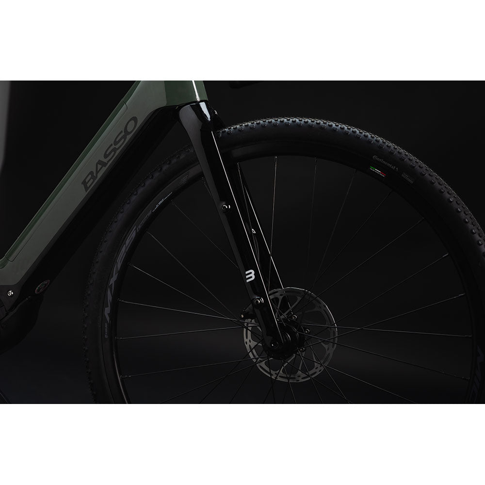 Basso Bikes Volta Gravel GRX Military Green E-Bike