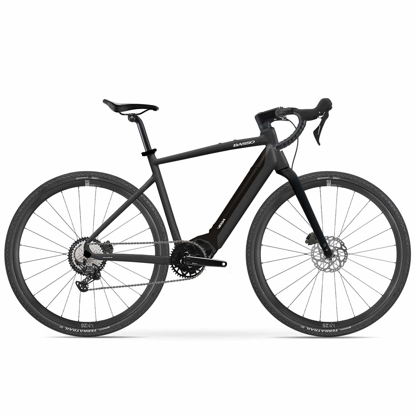 Basso Bikes Vega Alu Gravel GRX Black E-Bike