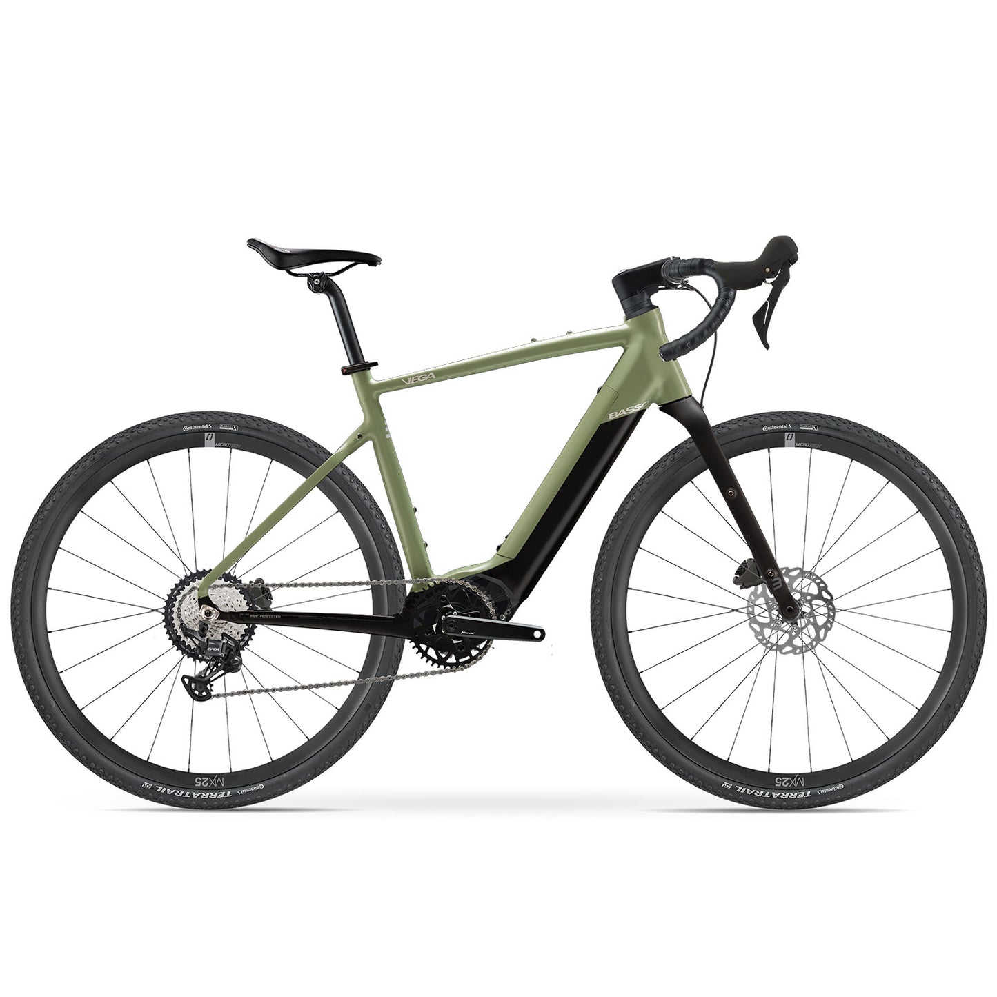 Basso Bikes Vega Alu Gravel GRX Salvia Green E-Bike