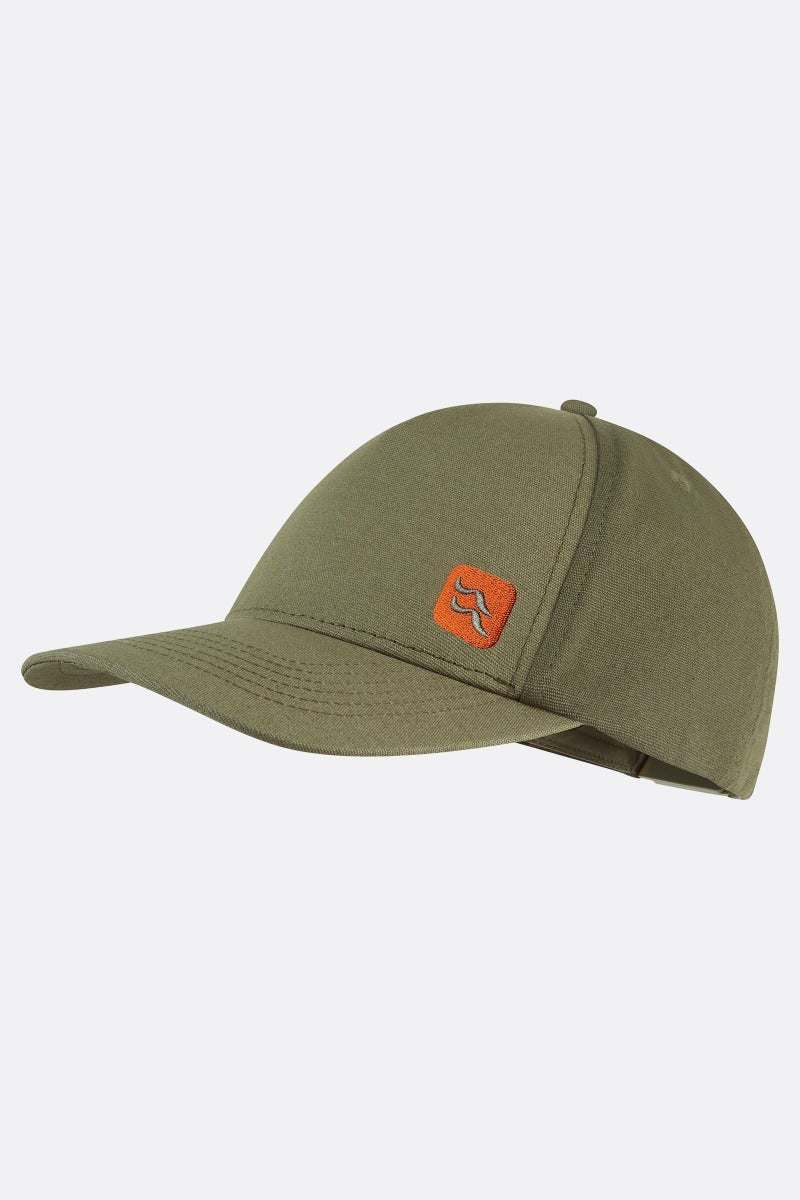 Calet Embroidery Cap - Army/Light Khaki