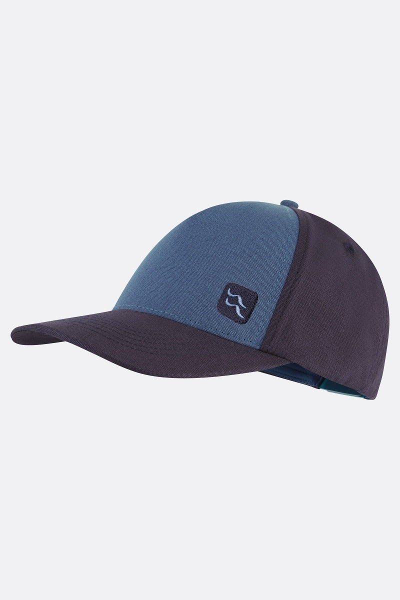 Calet Embroidery Cap - Ebony/Orion Blue