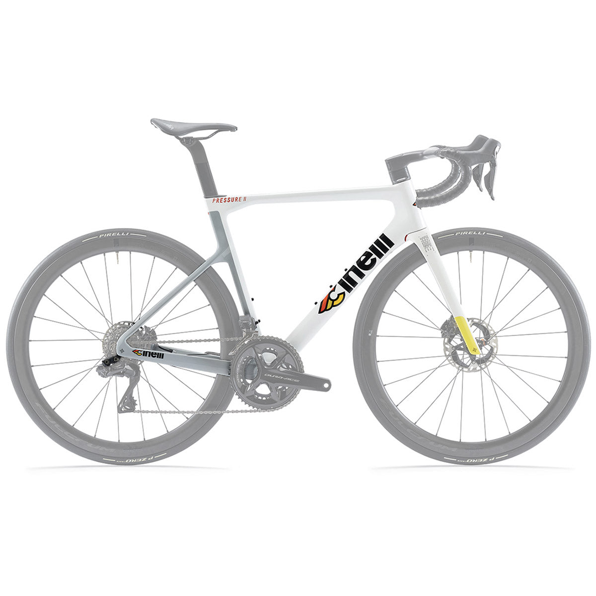 Cinelli Pressure II Racing White Frameset