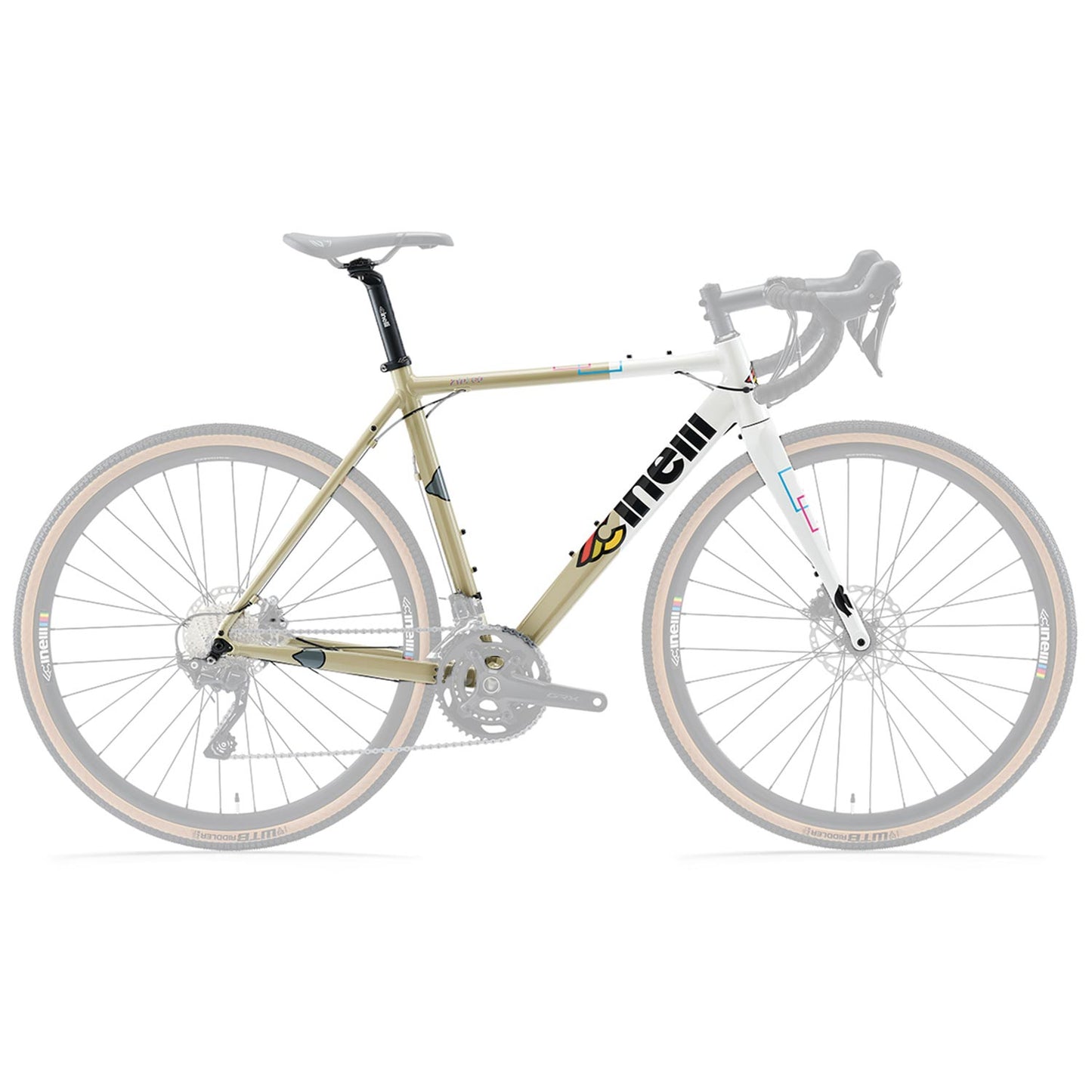 Cinelli Zydeco Sage Rover White Frameset