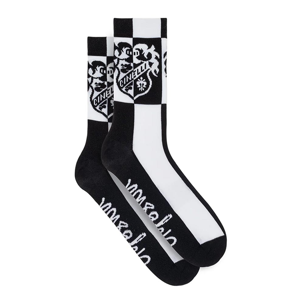 Cinelli Crest Black'n'White Socks