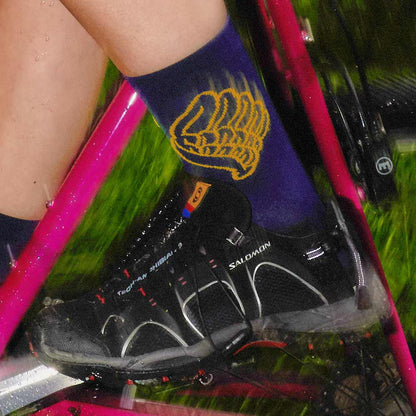 Cinelli Milano Bike Veterans Blue Socks