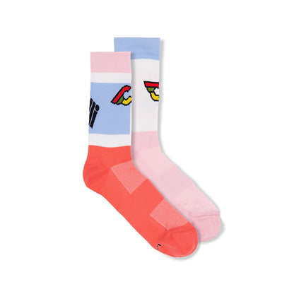 Cinelli Thelma and Louise Red/Pink Socks