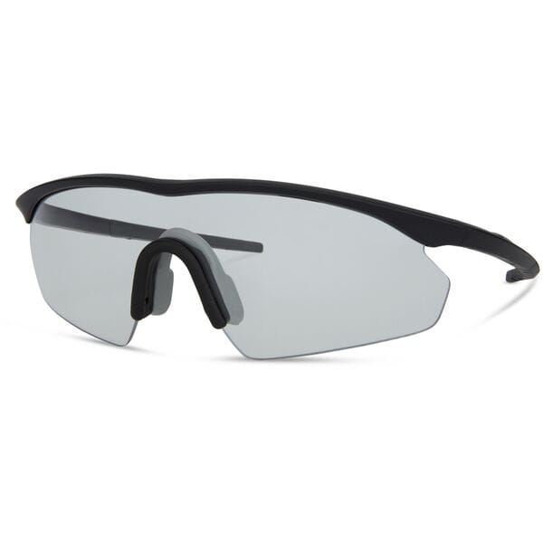 Madison Eyewear Shields Matt Black Sunglasses - Clear Lens