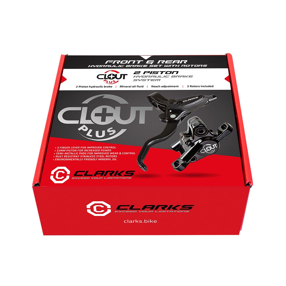 Clarks Clout Plus Hydraulic Disc Brake Set