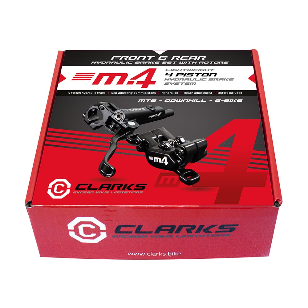 Clarks M4 Hydraulic Disc Brake Set 180/160mm