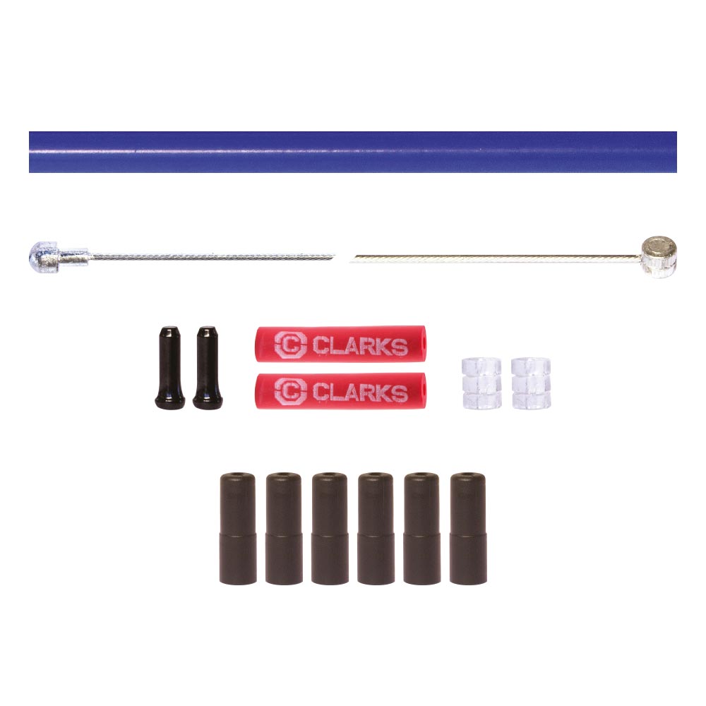 Clarks Stainless Steel Road/MTB Front And Rear Brake Cable Kit