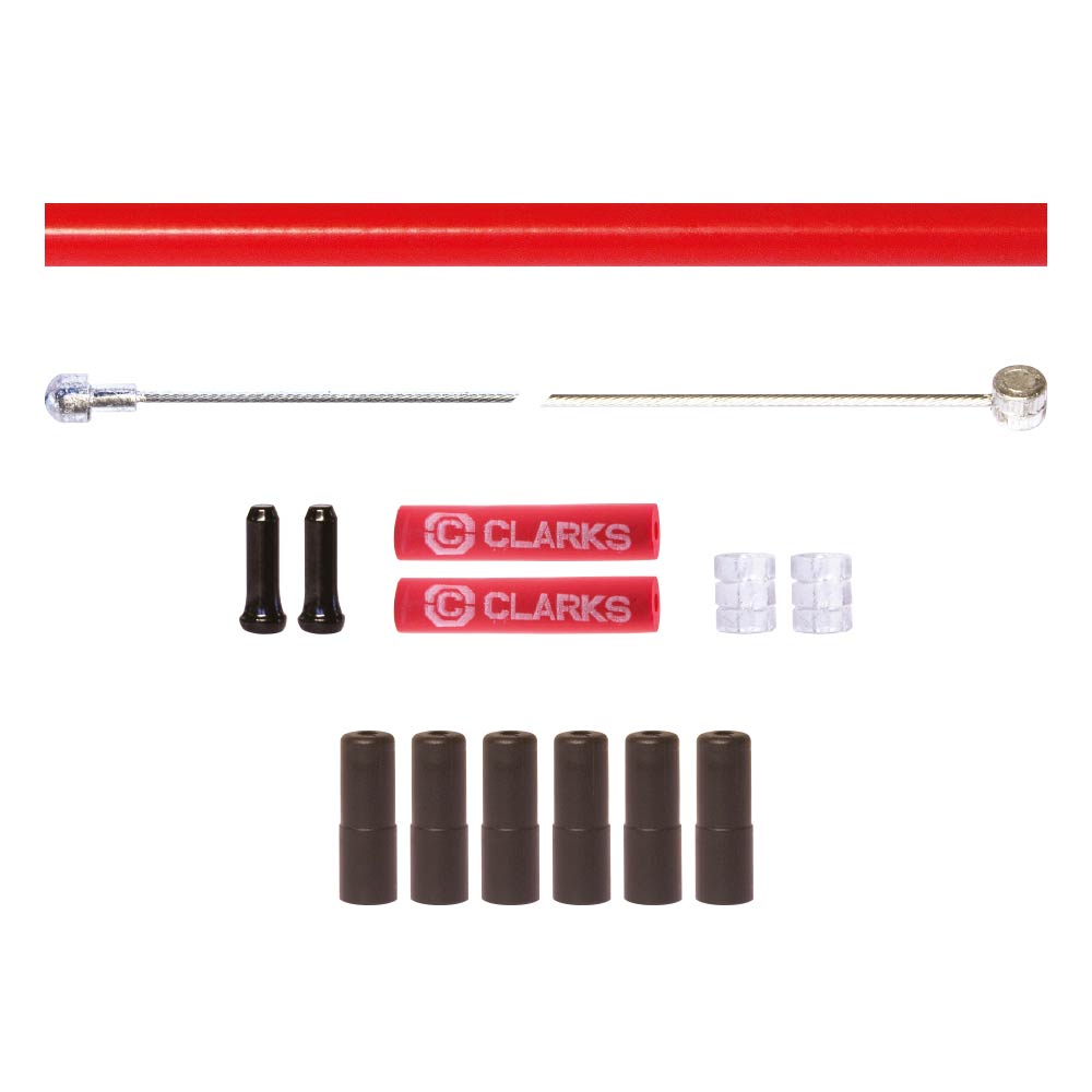 Clarks Stainless Steel Road/MTB Front And Rear Brake Cable Kit