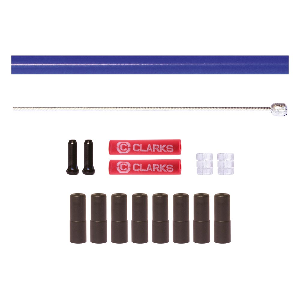 Clarks Stainless Steel Road/MTB Front and Rear Gear Cable Kit