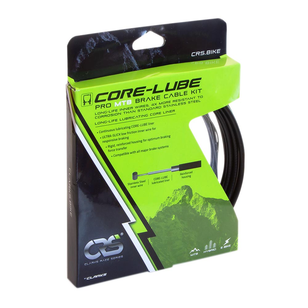 Clarks CRS Core Lube MTB Front and Rear Brake Cable Kit