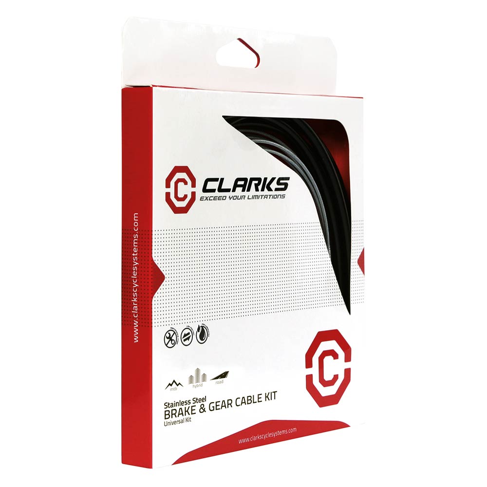 Clarks Stainless Steel Brake And Gear Cable Kit