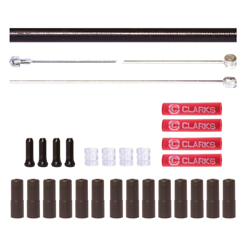 Clarks Galvanised Steel Brake And Gear Cable Kit