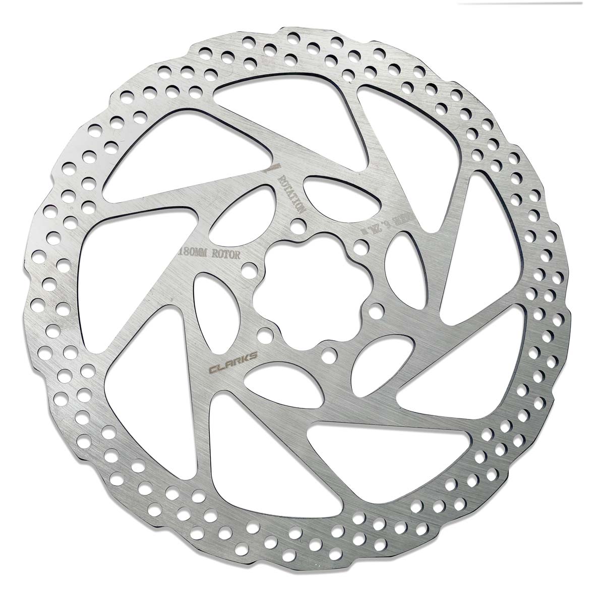 Clarks TL-027 Stainless Steel 6 Bolt Rotor