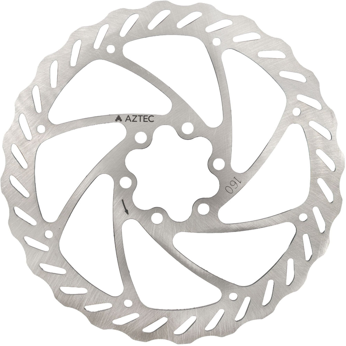 Aztec Core Stainless Steel 6 Bolt Disc Rotor - 180 mm