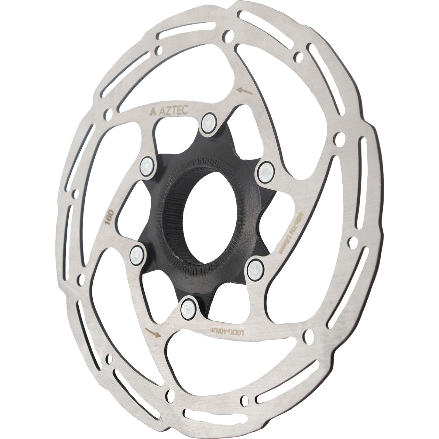 Aztec Core Stainless Steel Centre-Lock Disc Rotor - 203 mm