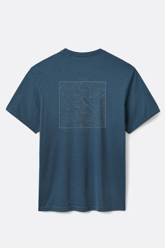 Crimp Elevation Tee - Tempest Blue