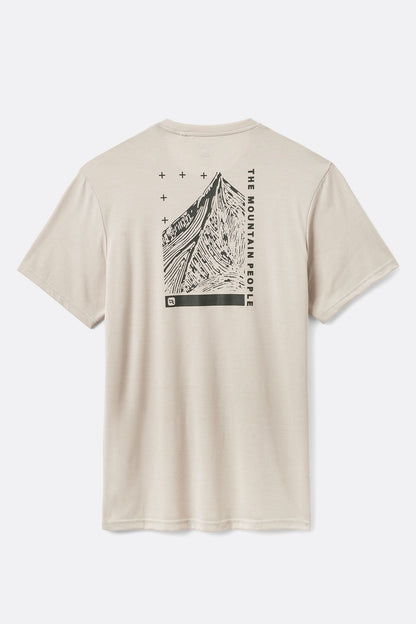 Crimp Esker Tee - Pebble
