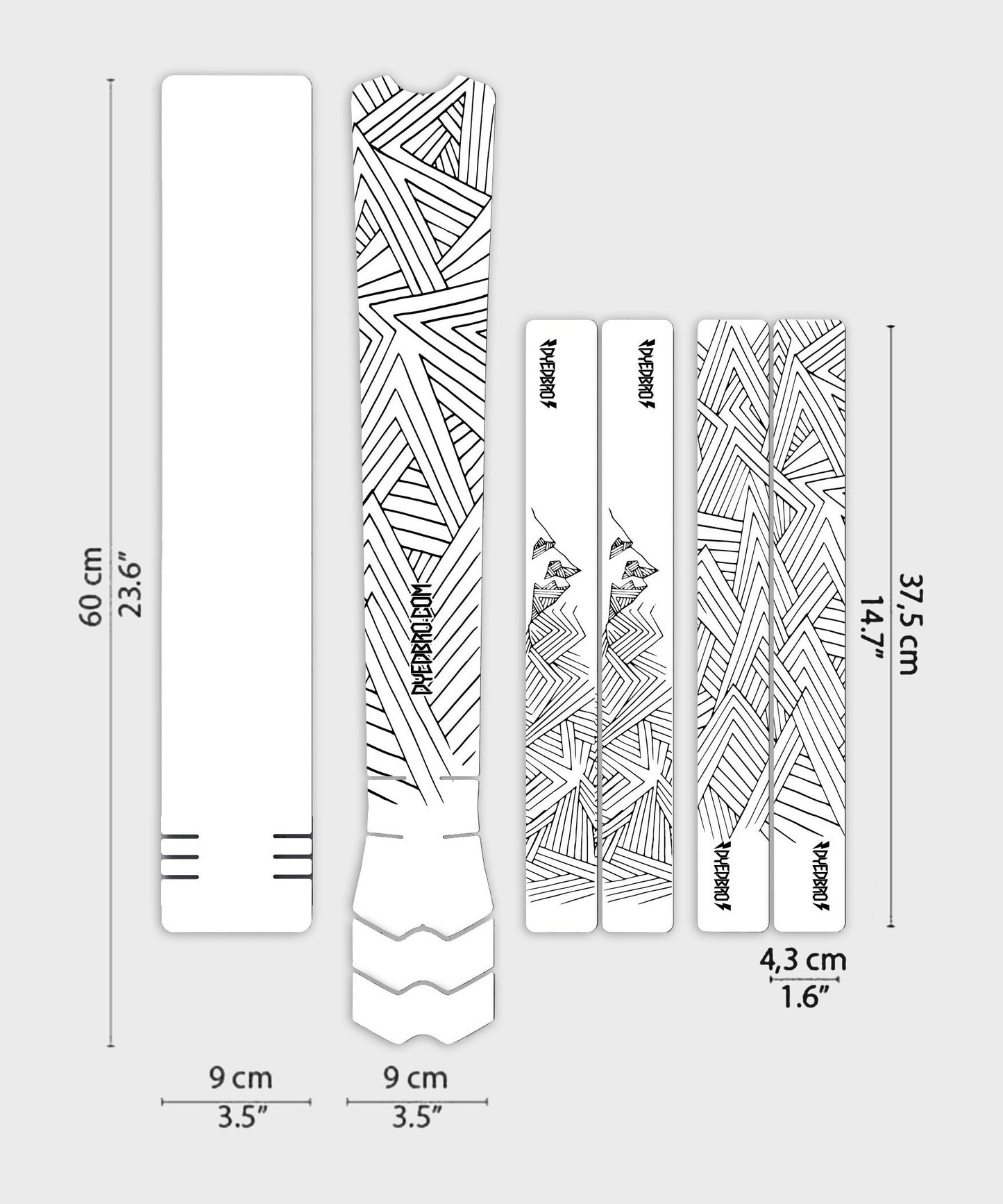 DYEDBRO MTB Frame Protection - Stay Free