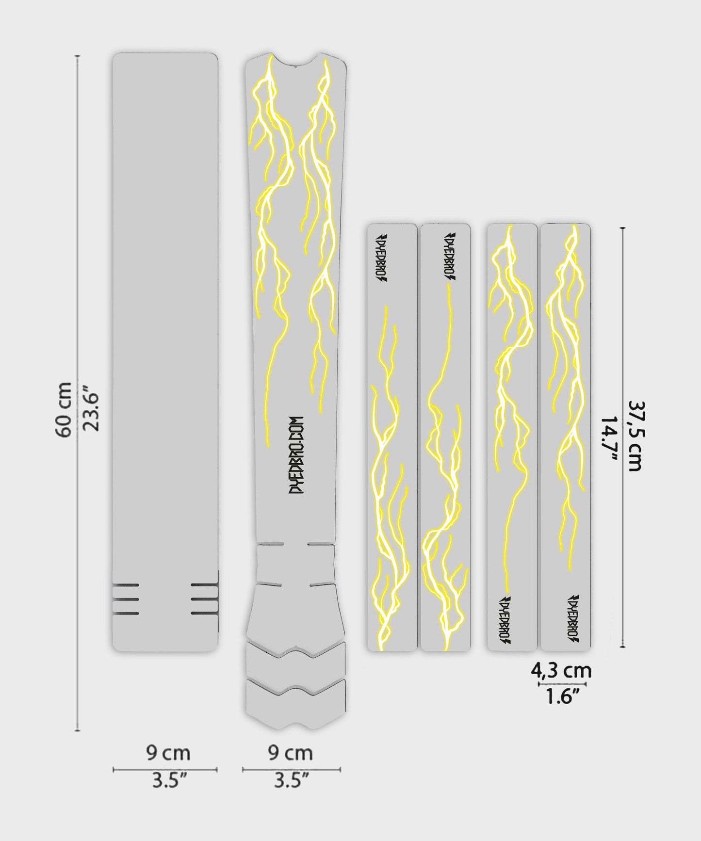 DYEDBRO MTB Frame Protection - Lightning