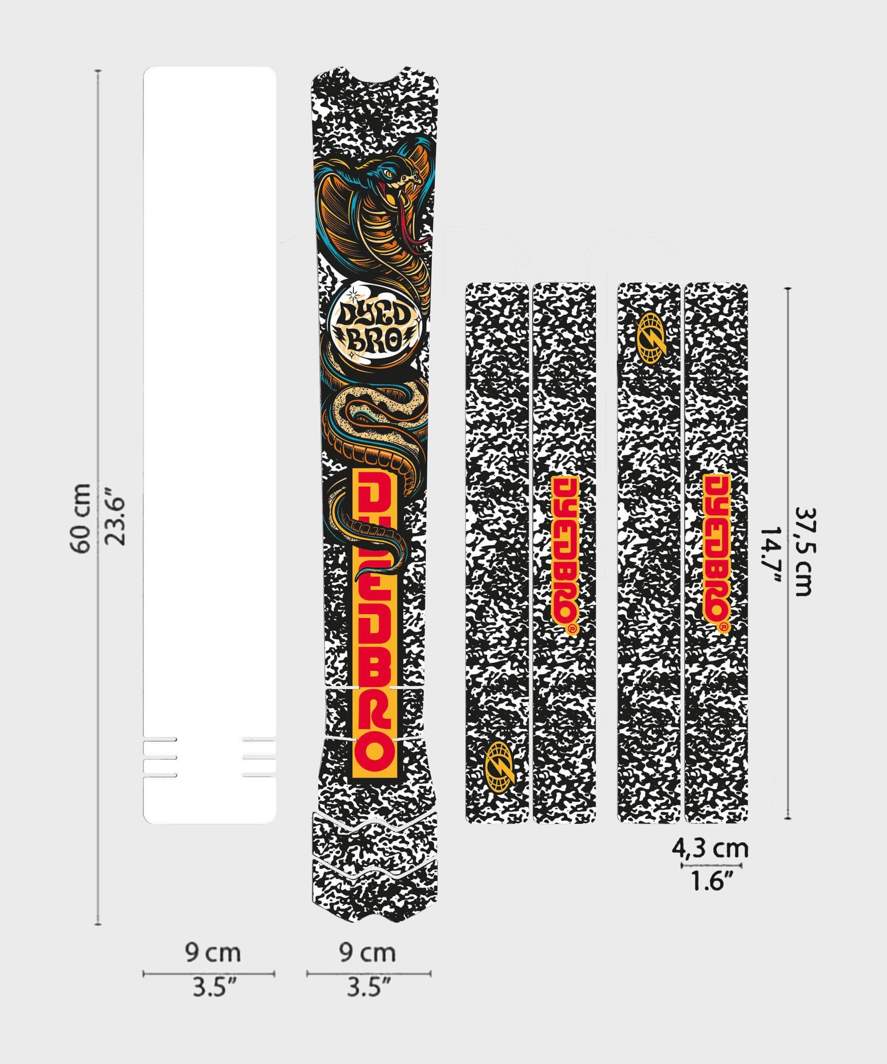 DYEDBRO MTB Frame Protection - RRR x DYEDBRO