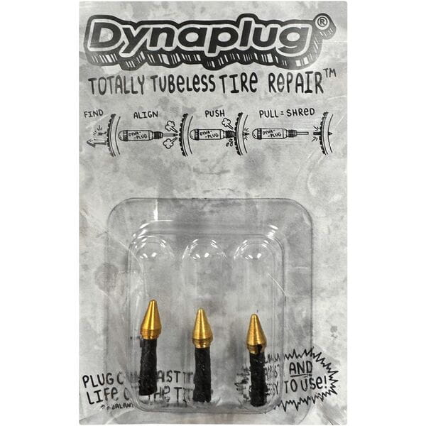 Dynaplug Soft Nose Tip plugs for bicycle, 3 plugs