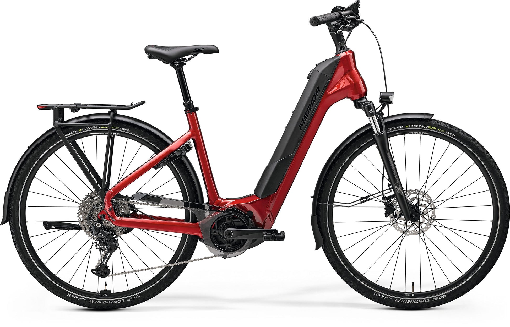 Merida eFloat City 600 EQ - Dark Strawberry (Grey) - MY26