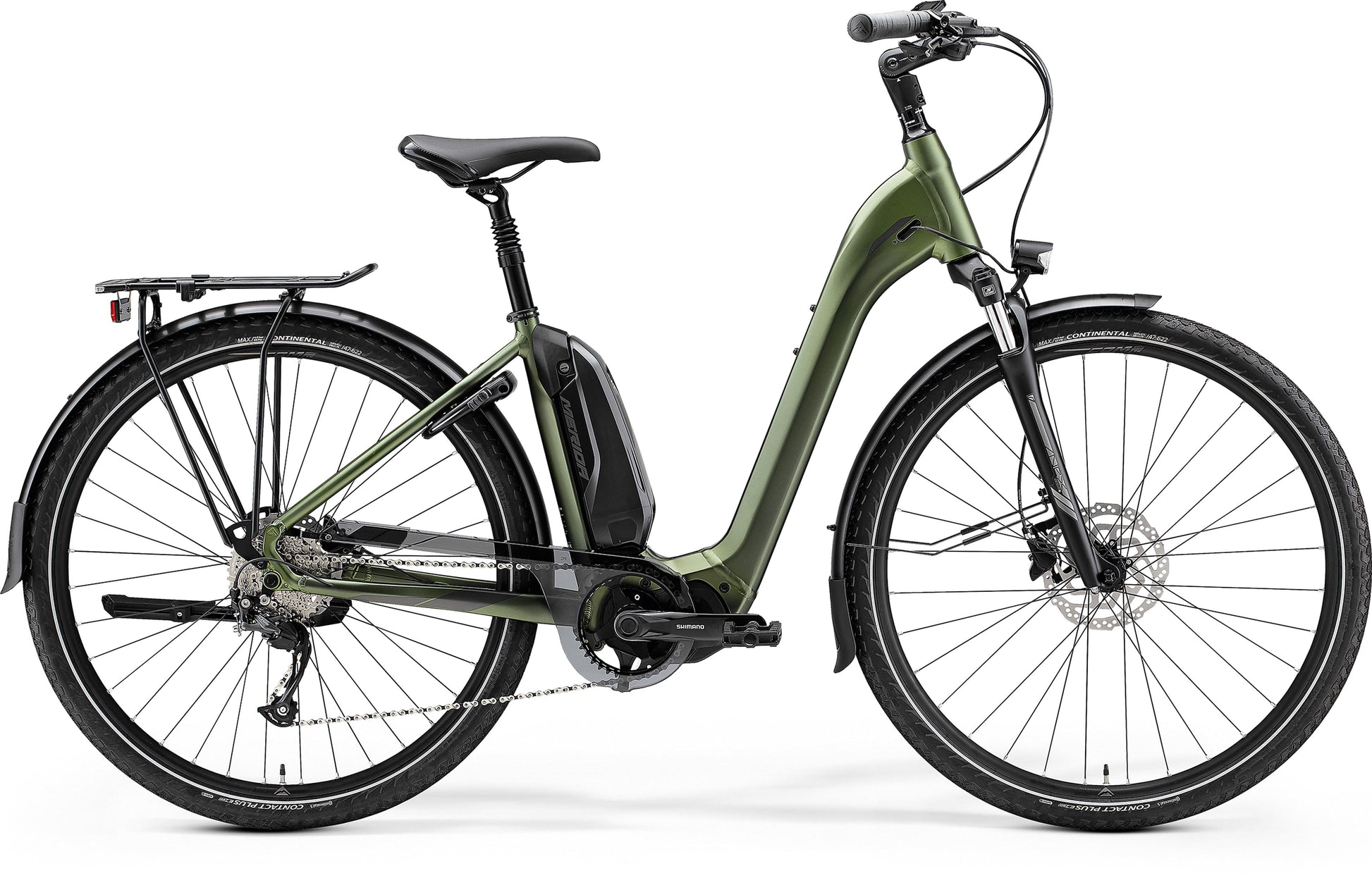 Merida eSpresso City 300SE EQ 418Wh - Green/Grey - MY23