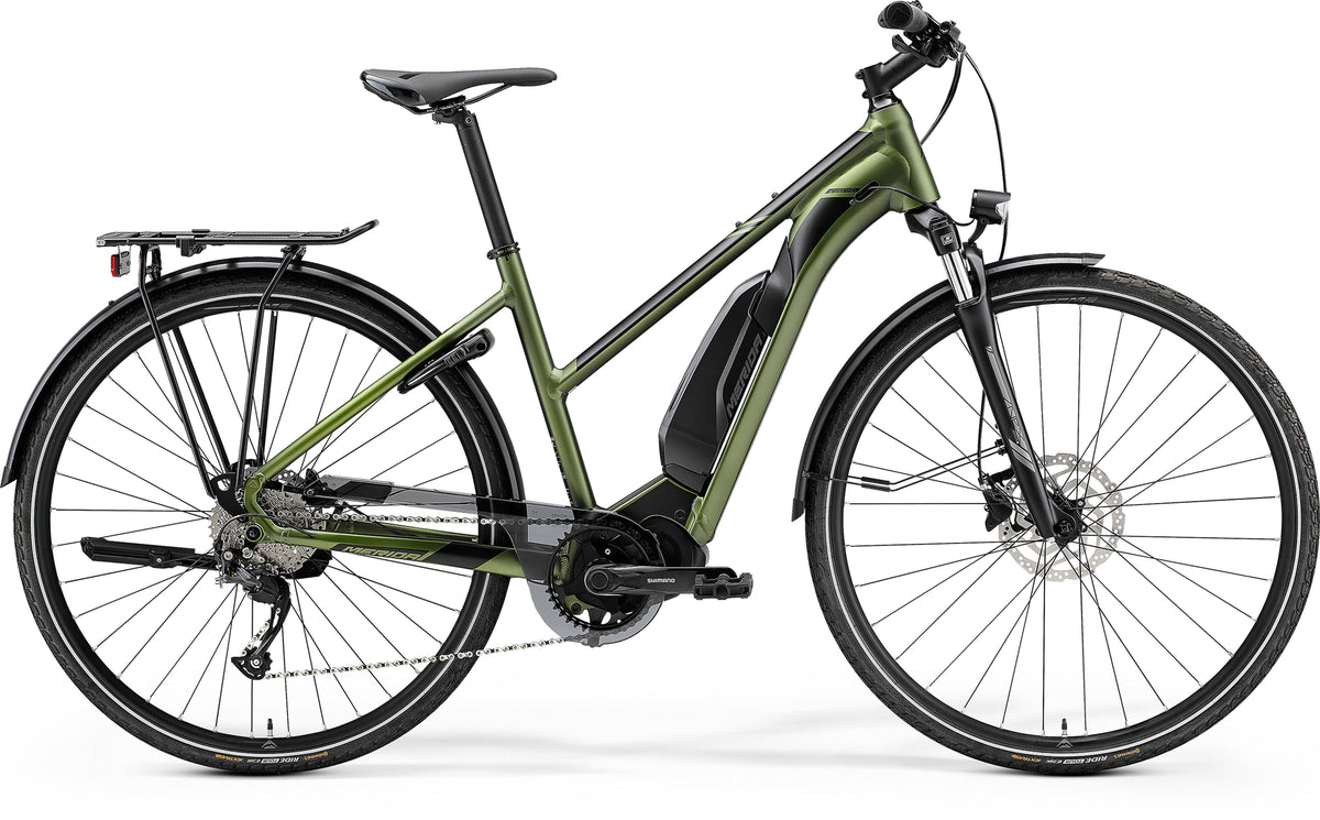 Merida eSpresso 300SE EQ 418Wh Women's - Green/Grey - MY23