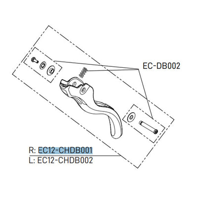 Campagnolo Chorus 12x Ergo Lever Spares