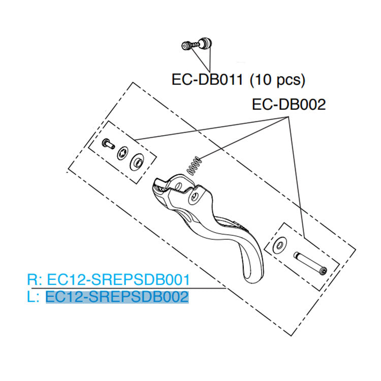 Campagnolo Record & Super Record 12x Ergopower Spares