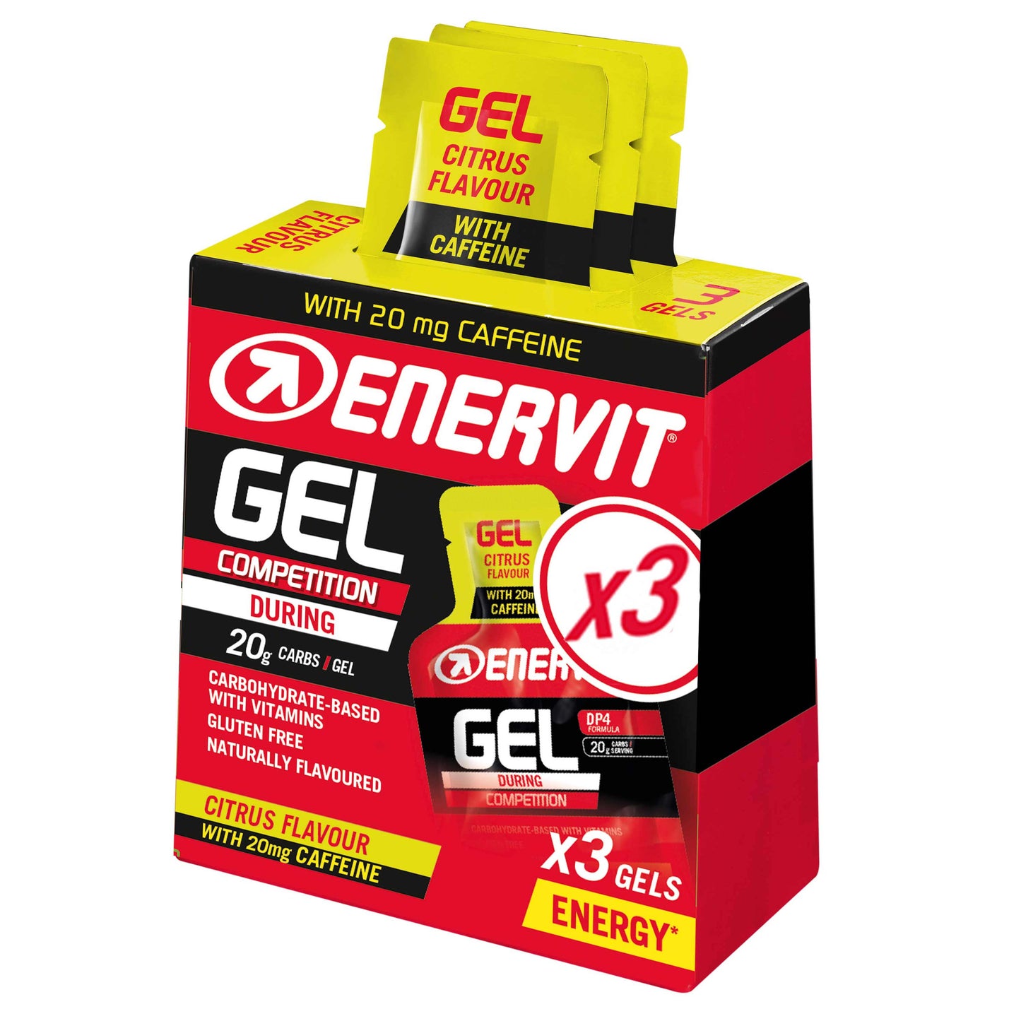 Enervit Citrus Competition Energy Gel with Caffeine