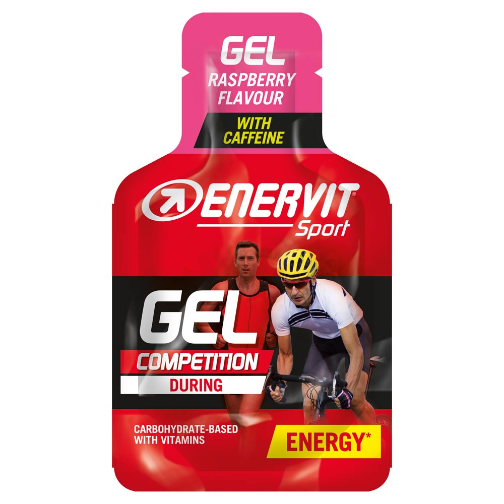 Enervit Raspberry Competition Energy Gel with Caffeine 25ml