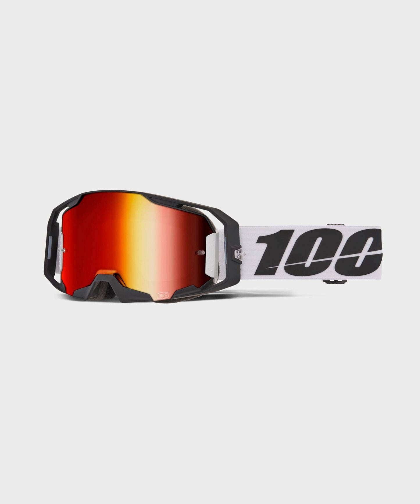 100% ARmatic Goggles Black / Mirror Silver Flash Lens