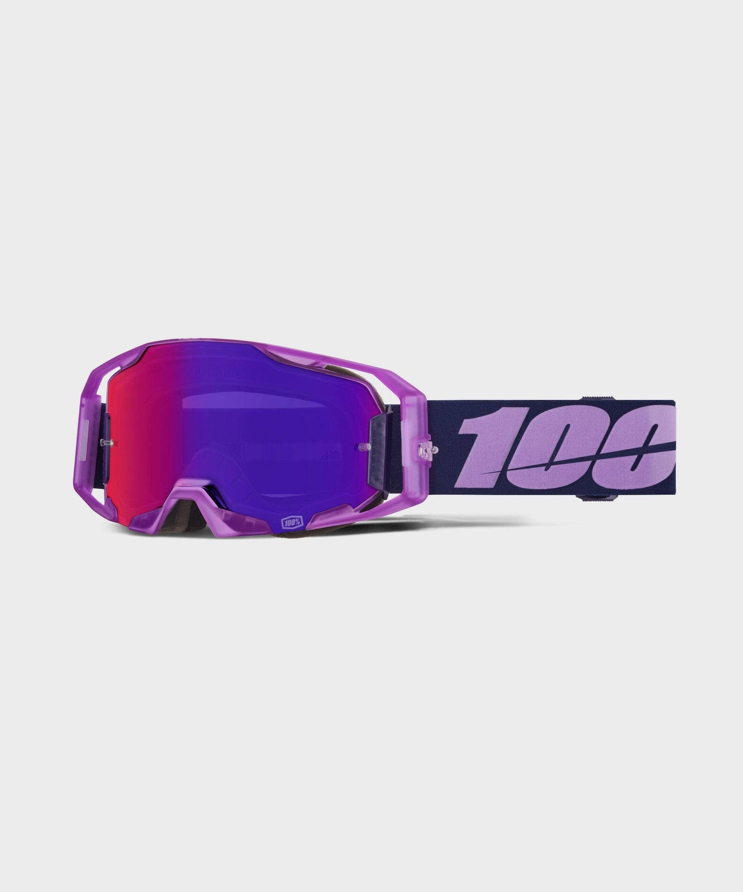 100% ARmatic Goggles Black / Mirror Silver Flash Lens