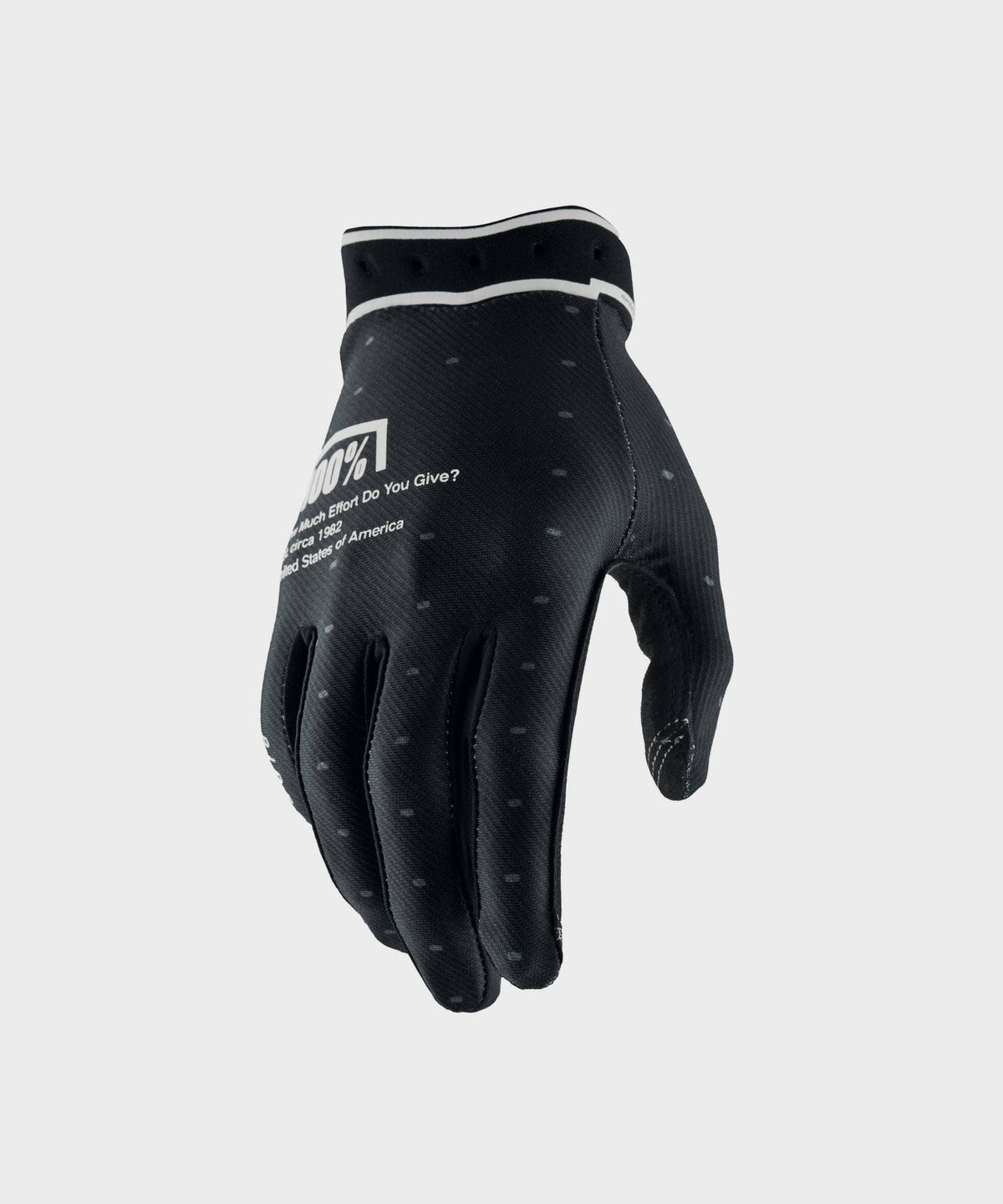 100% Ridefit Glove S / Black