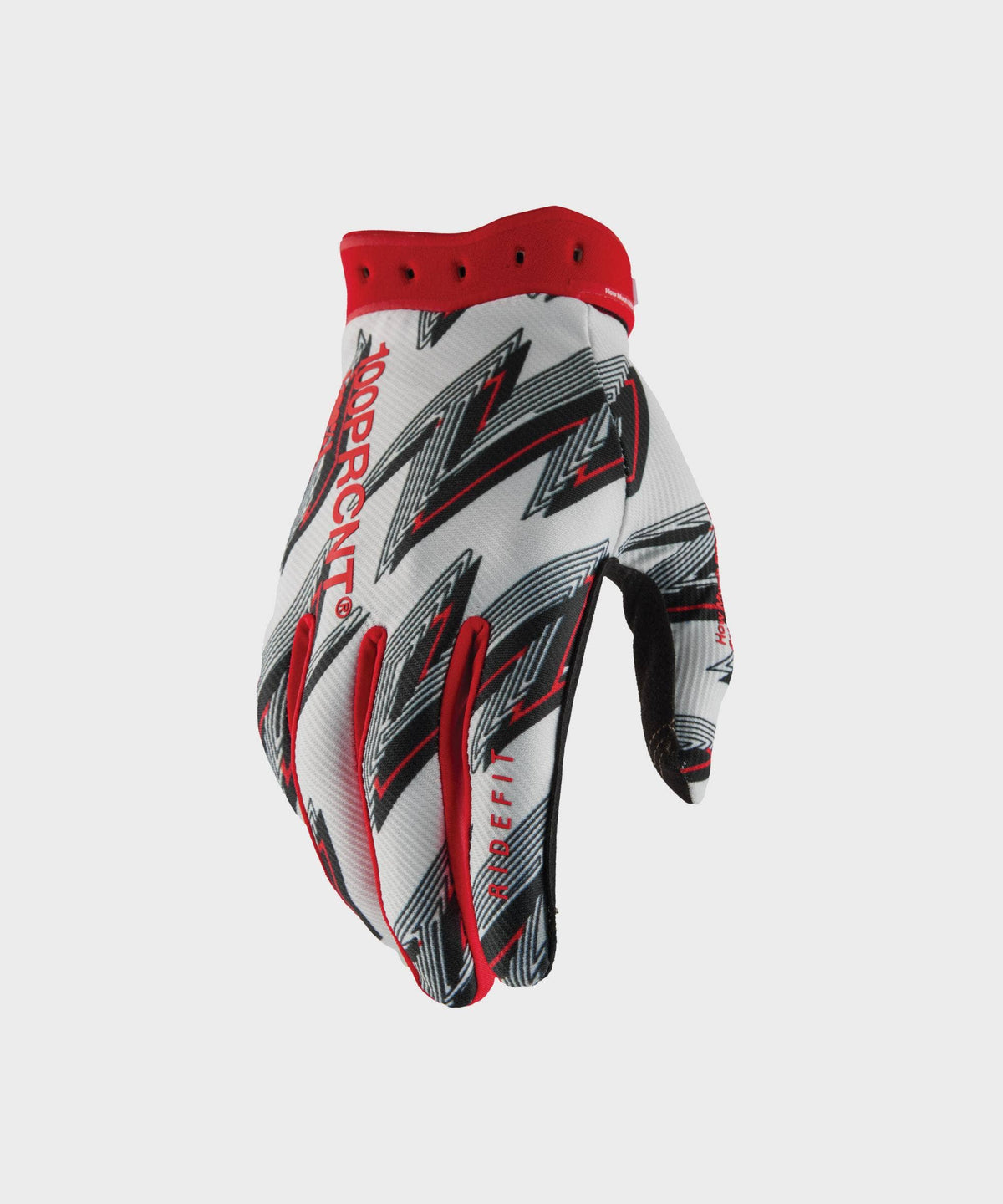 100% Ridefit Glove M / Red