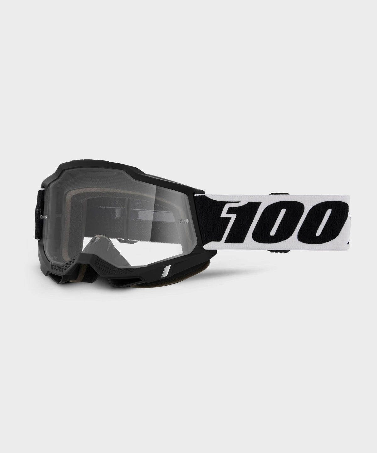 100% ACCURI 2 Goggle One Size / Blck001 Clear Lens