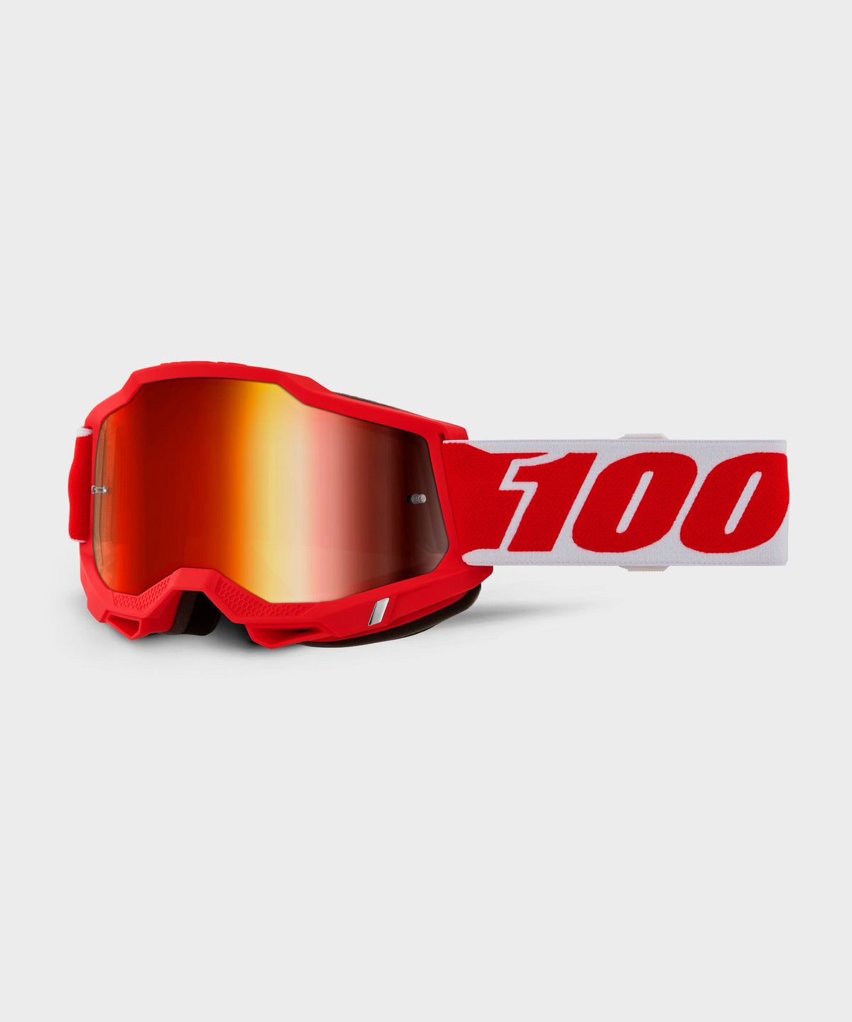100% ACCURI 2 Goggle One Size Fits All / Rd001 Red Mirror Lens