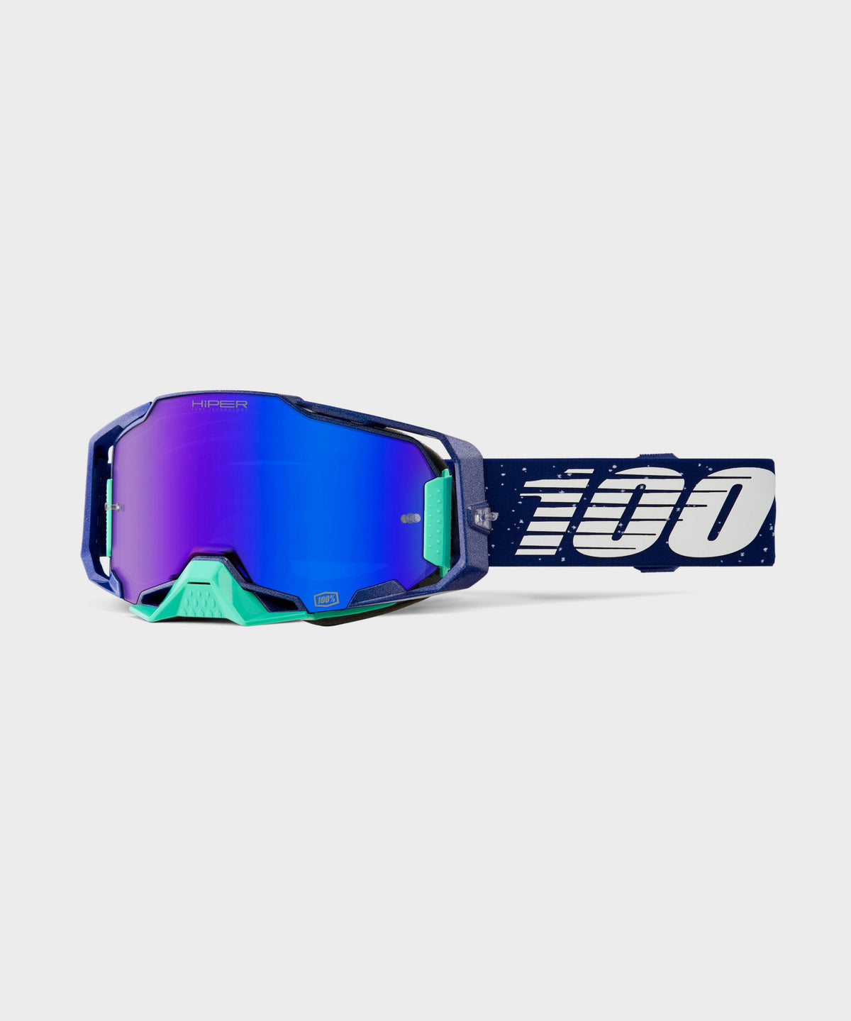 100% ARMEGA Goggle HiPER Blue Mirror