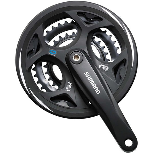 Shimano Altus FC-M311 Altus square taper chainset, 42/32/22T, with chainguard, 170 mm