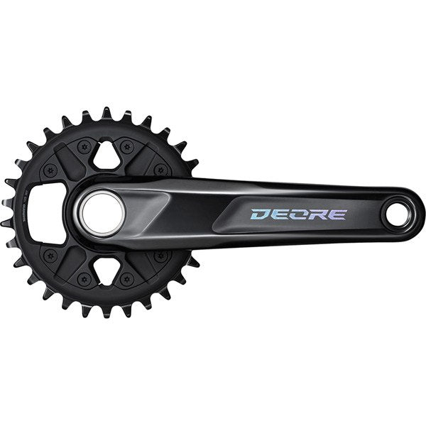 Shimano Deore FC-M6100 Deore chainset, 12-speed, 52 mm chainline, 30T, 175 mm
